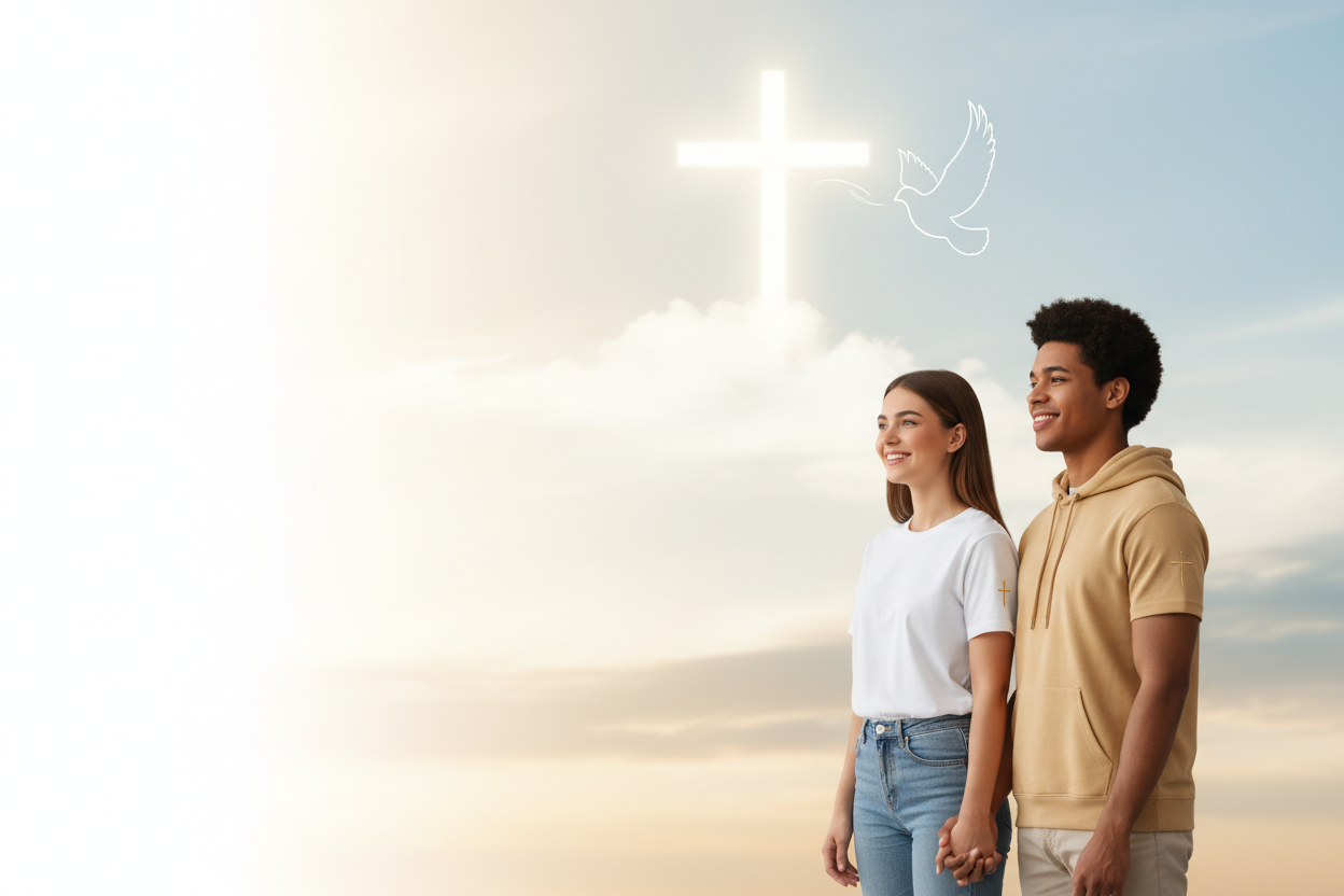 Faith-based apparel hero banner